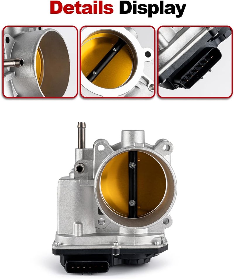 VANBOL Electronic Throttle Body Compatible with 2004-2015 Nissan Armada Frontier 12-21 NV1500 NV2500 NV3500 Pathfinder Titan Xterra Infiniti QX56 Equator V6 4.0L V8 5.6L Replace 16119-7S000 - Image 3